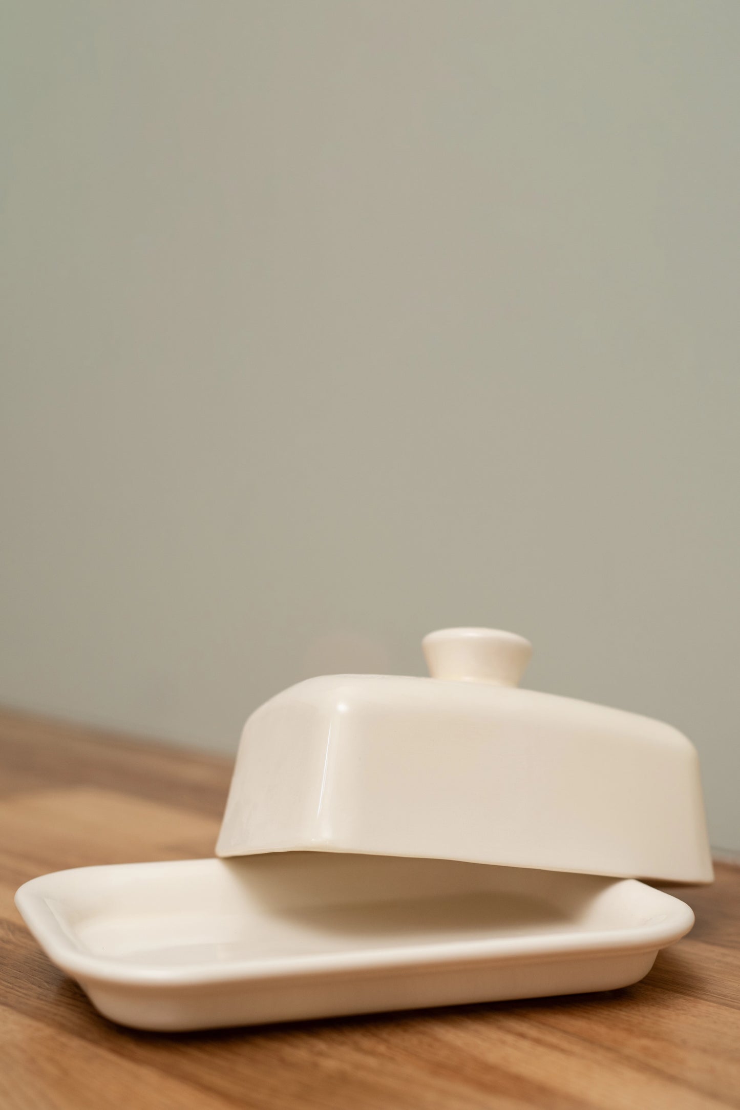 Butter dish - Natural earthenware